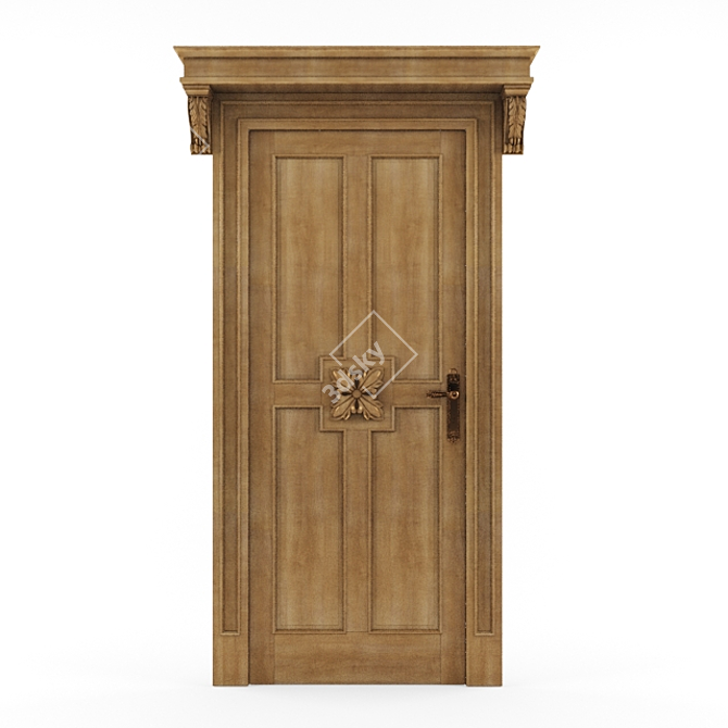 Classic Door: Timeless Elegance 3D model image 1