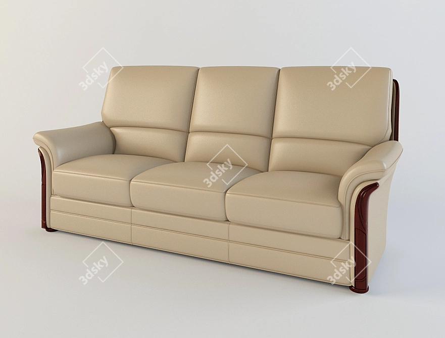 DUE DI-Alice Sofa 3D model image 1