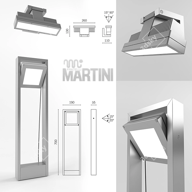 Walkie Plus Outdoor Lighting 3D model image 1