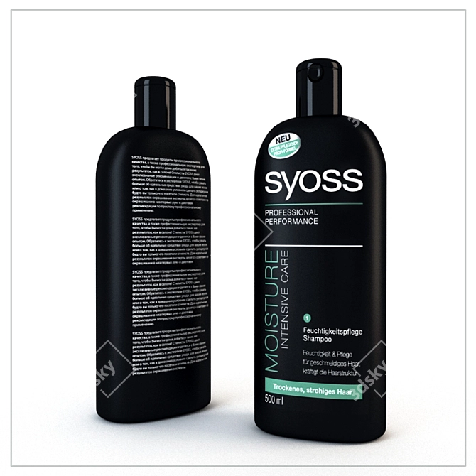 Title: SYOSS Professional Shampoo 3D model image 1