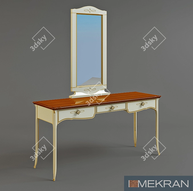 Florance Vanity Table 3D model image 1