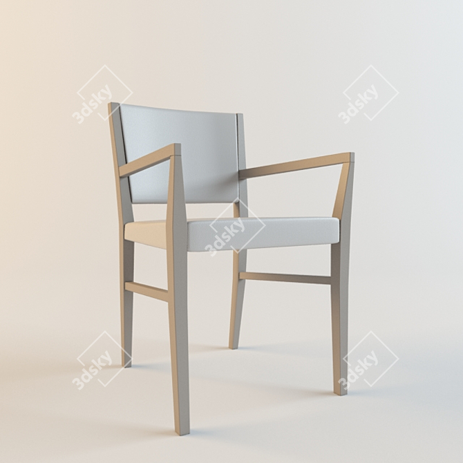 Capellini Class Chair 3D model image 1