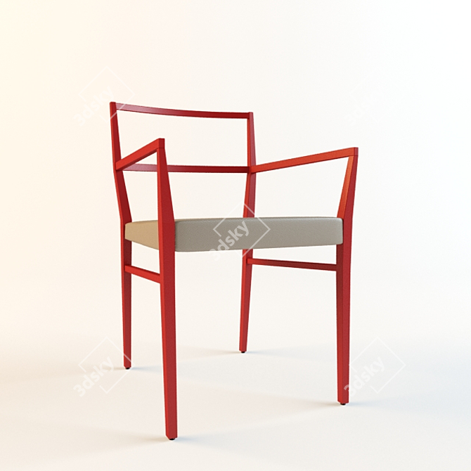 Cappellini Classica Armchair 3D model image 1