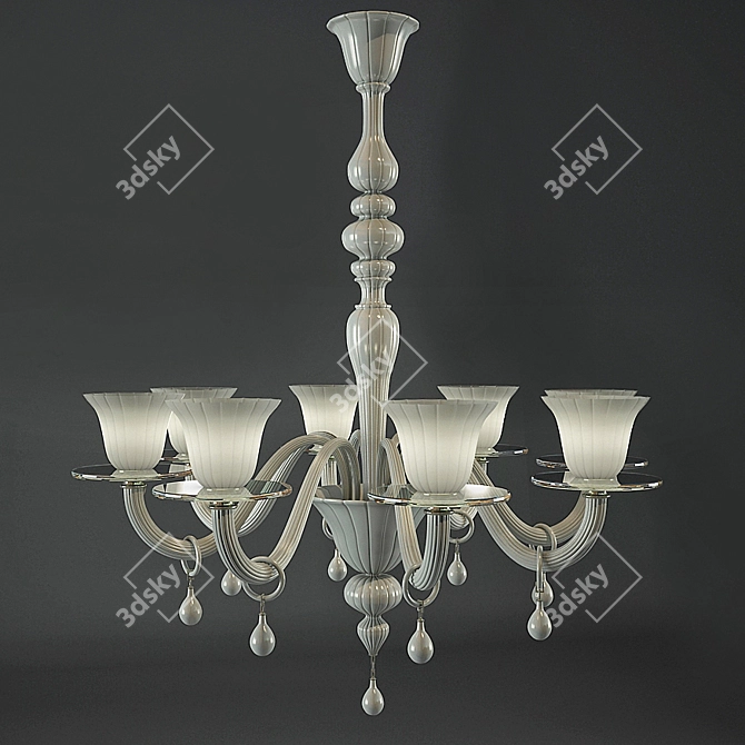 Italian Andromeda Be Vain Chandelier 3D model image 1