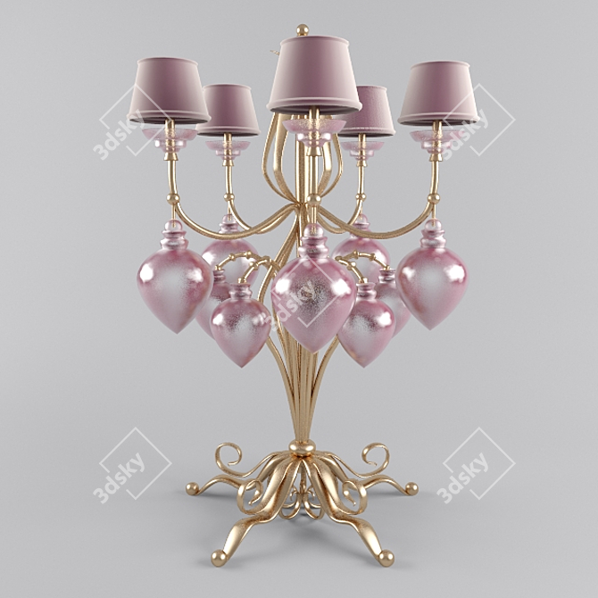 Multi-Shade Desk Lamp 3D model image 1