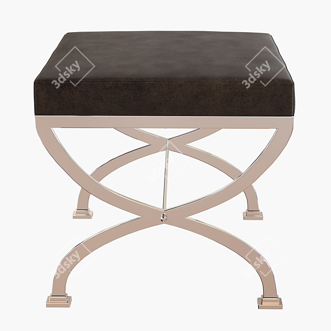 Andrew Martin Roman Stool: Elegant and Versatile 3D model image 1