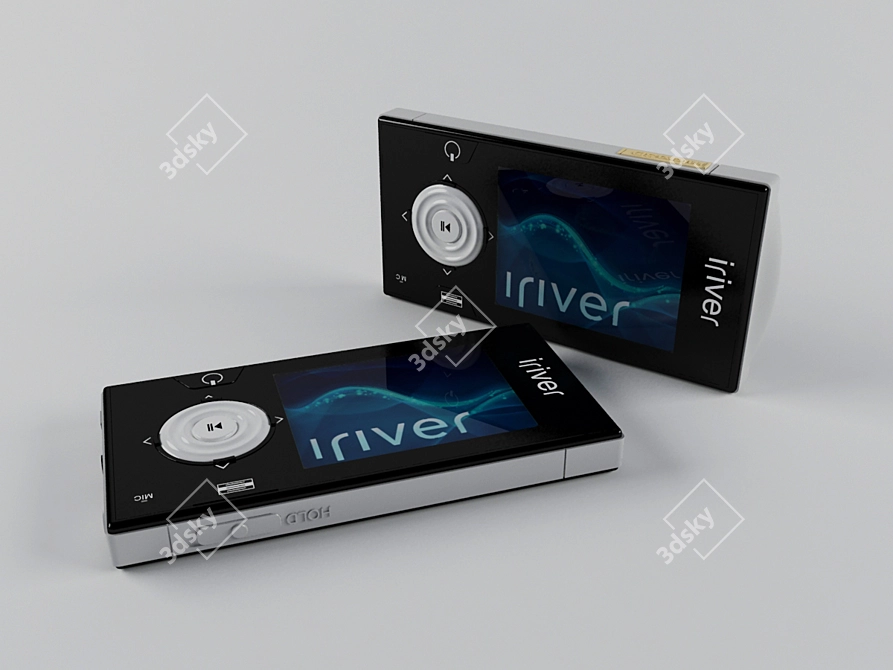 iRiver X20: Portable Music Player 3D model image 1