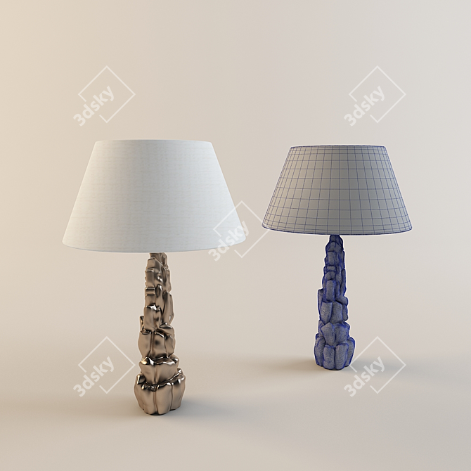 Elegant Illumination: Table Lamp 3D model image 1