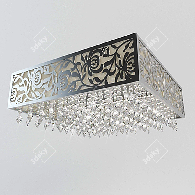 Elegant Evrosvet Art Pendant 3D model image 1