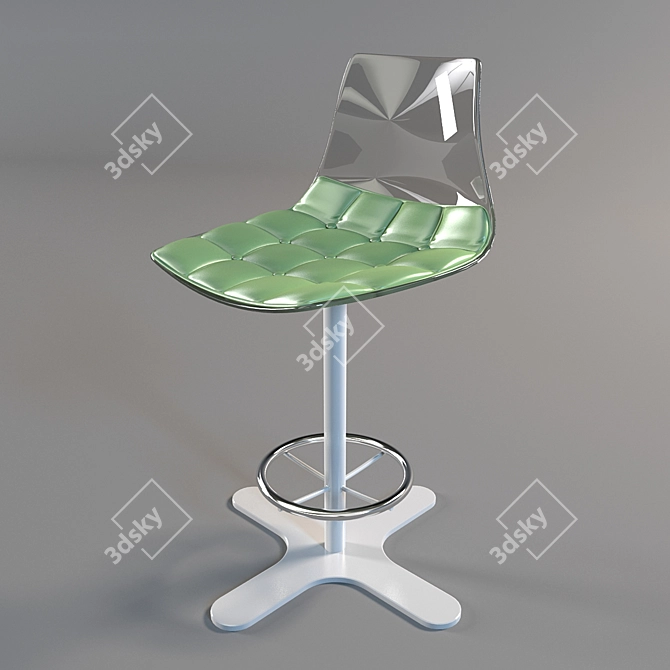 Elegant Bar Stool for Modern Spaces 3D model image 1