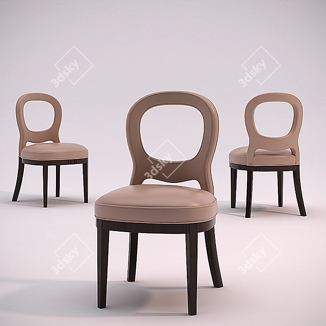 Italian Galimberti Nino Gilda Chair 3D model image 1