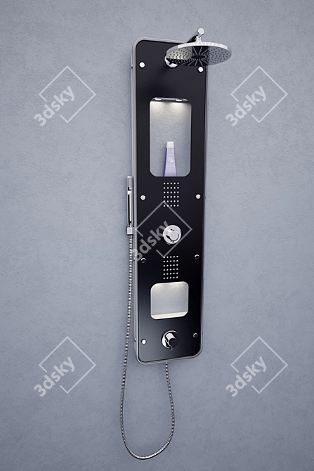 Tropical Rain Shower Rack Lux 3D model image 1