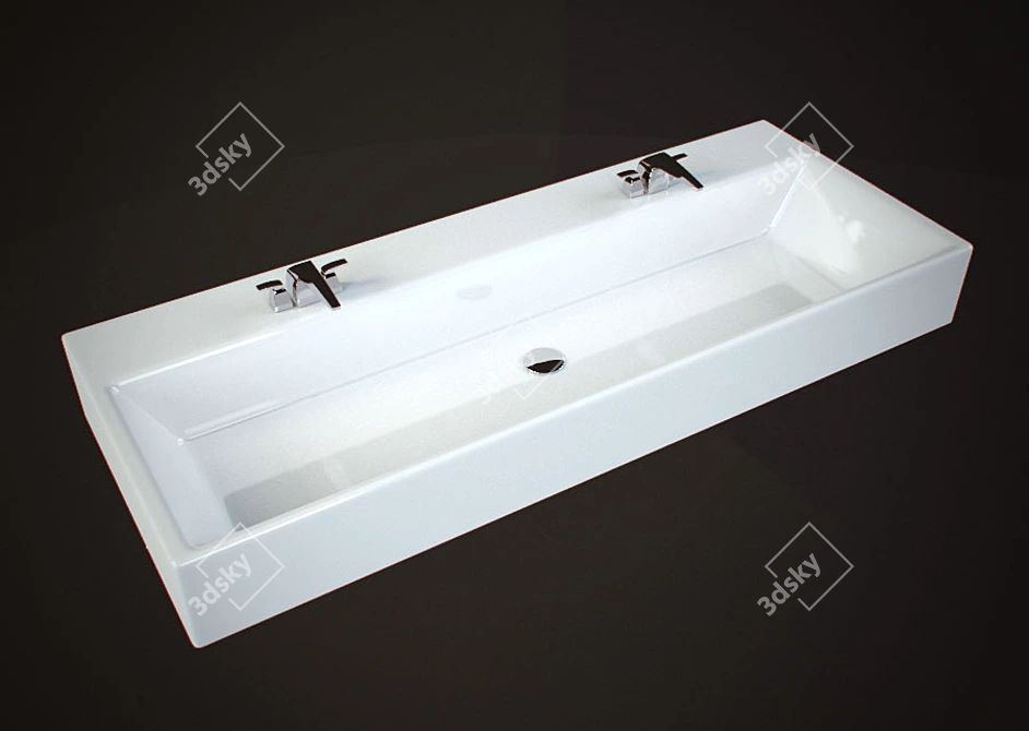 Elegant V&B Memento Sink 3D model image 1