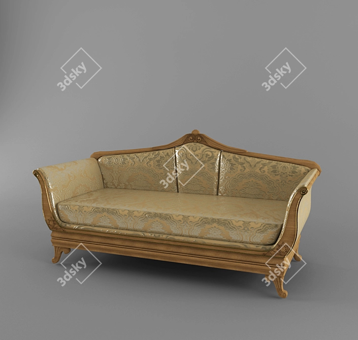 Comfort Plus Sofa 3D model image 1