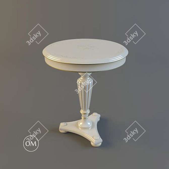Floriana Beige Coffee Table 3D model image 1