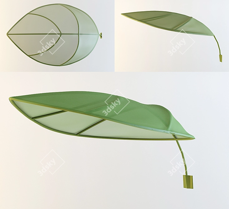 Title: Leva Canopy - Stylish Wall Décor Solution 3D model image 1
