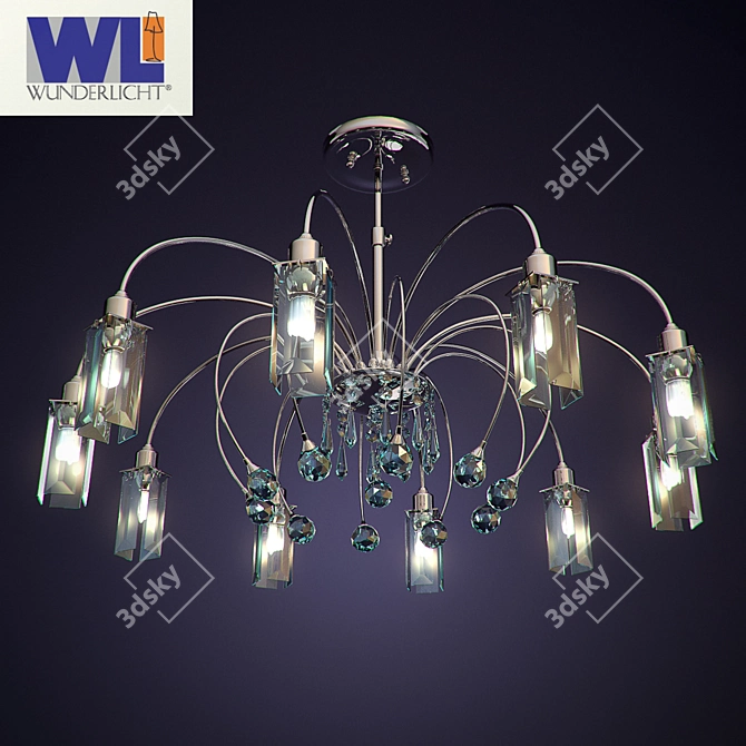 Crystal Frost Magic Light 3D model image 1