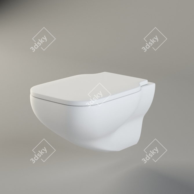 Devit Toilet: Sleek and Stylish 3D model image 1