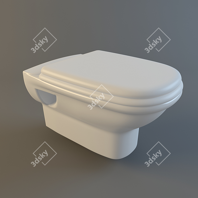 Roca Giralda Toilet 3D model image 1