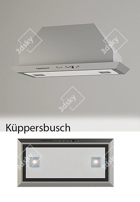 Kuppersbusch LB 6700E Extractor: Built-in Efficiency 3D model image 1