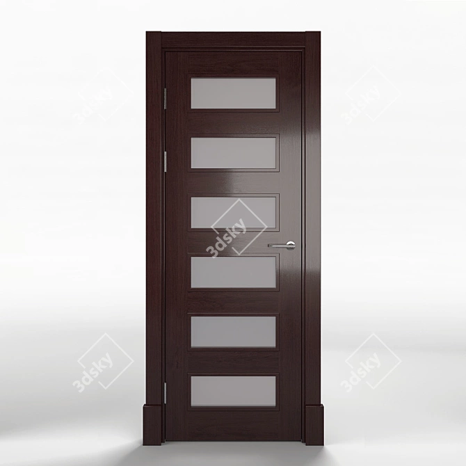 Miola M10 Wood Door 3D model image 1