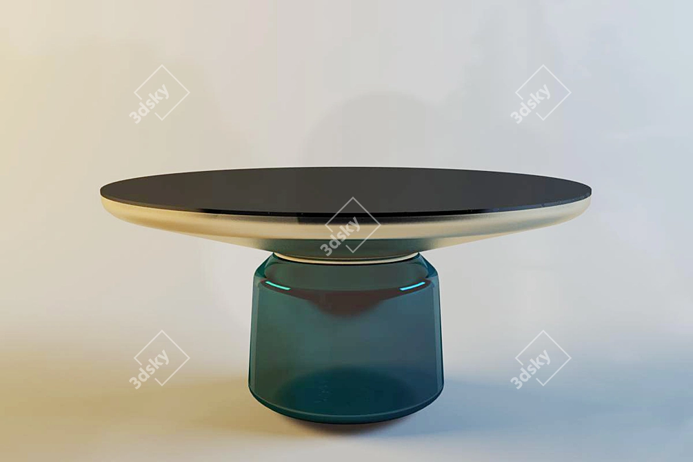 Designer Bell Table Coffee Table 3D model image 1