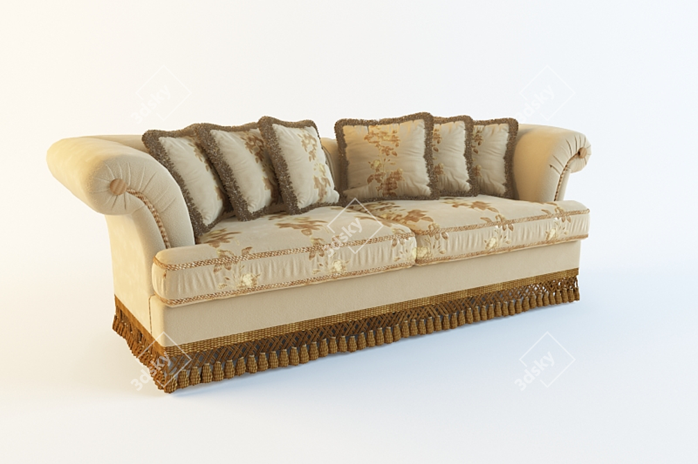 Elegant Comfort: Busnelli&Adamo 3D model image 1