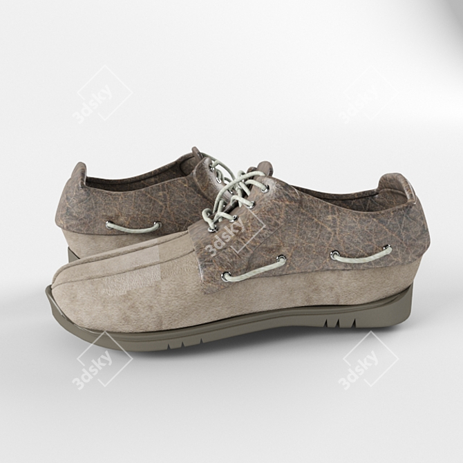 Elevate Your Walk with Comfy Kicks 3D model image 1