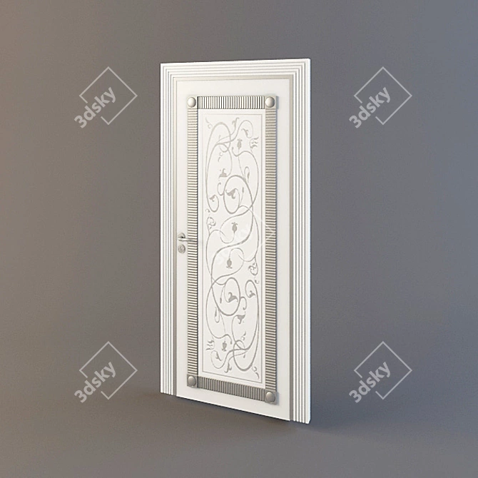 Arcadia Maia Deco Door 3D model image 1