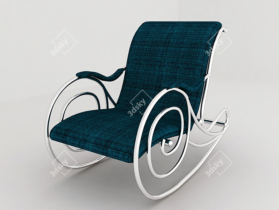  Comfort Rocking Chair - Luxurious and Stylish 3D model image 1