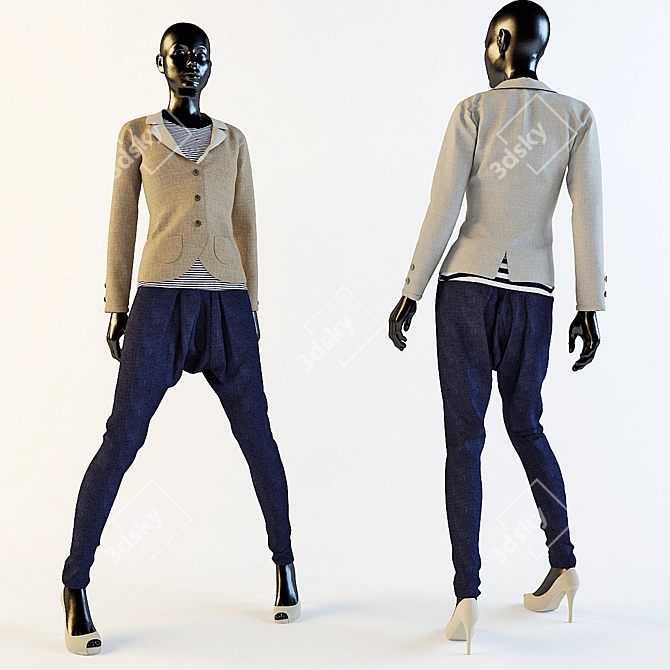 Fashionable Clothing for Every Occasion 3D model image 1