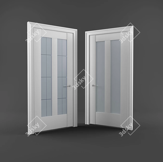 Volhovec Galant 7024 BSH 3 and 9 Doors 3D model image 1
