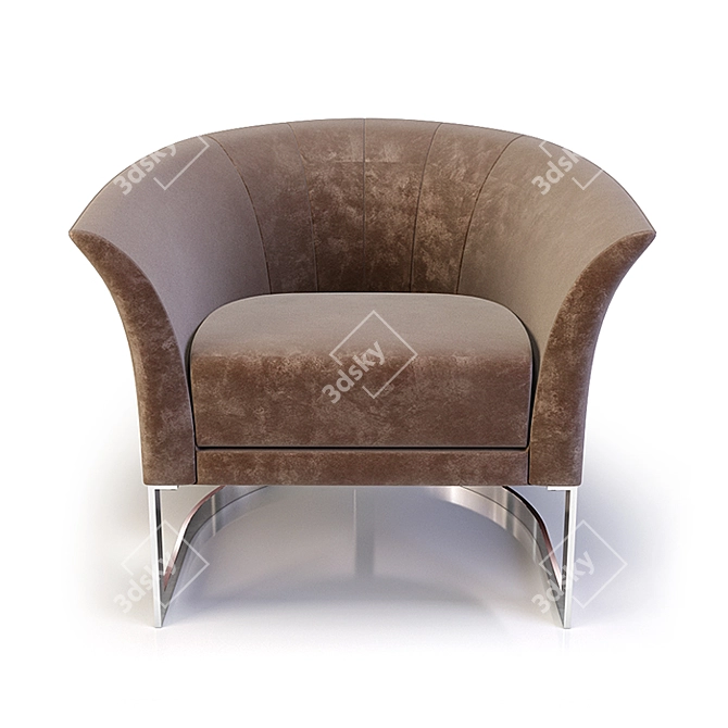 Sleek and Comfortable Gamma Oyster 3D model image 3