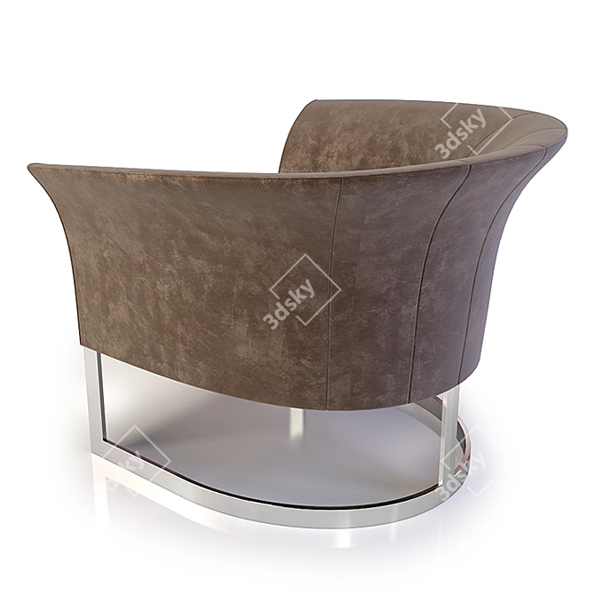 Sleek and Comfortable Gamma Oyster 3D model image 4