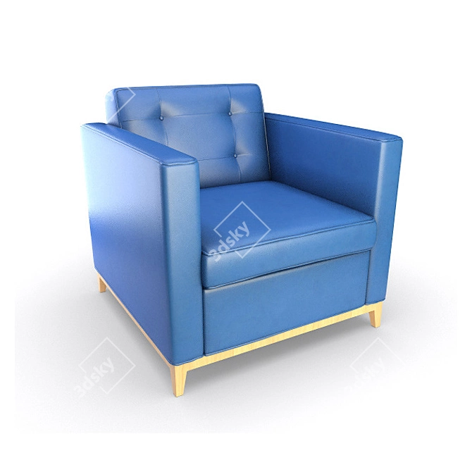 Gamine Chair: Minimalist Elegance 3D model image 1