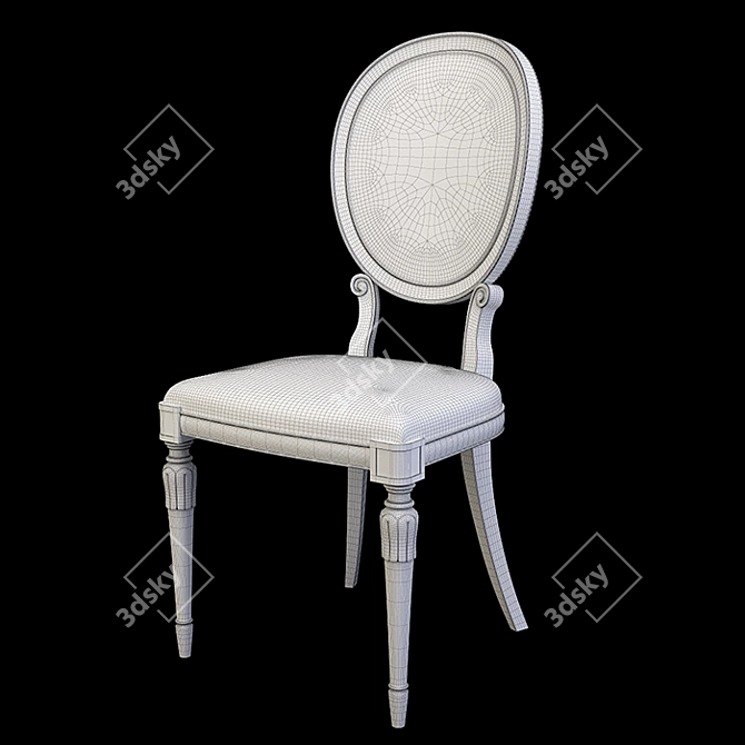 Elegant VAMAH Canova Chair 3D model image 4