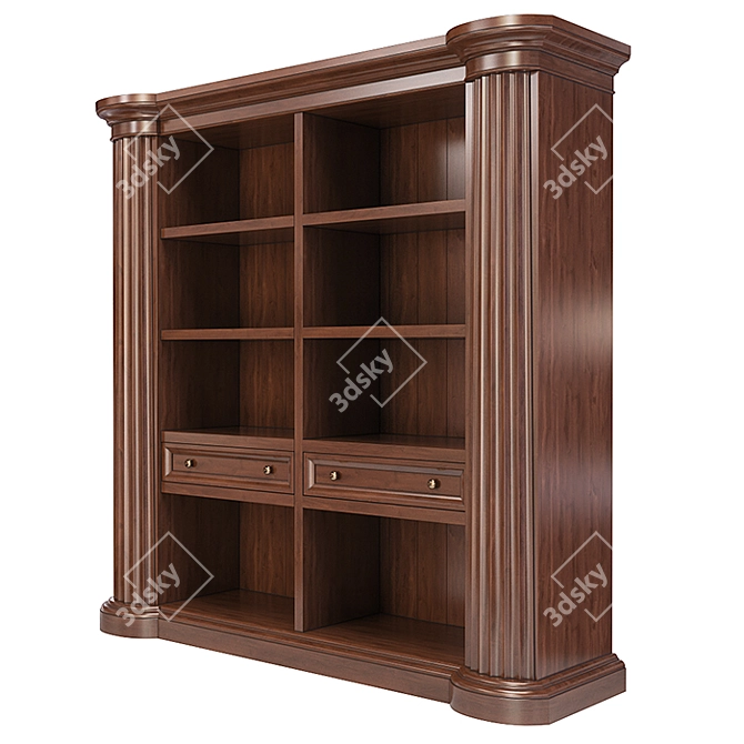 Canova&Rialto Bookcase: Modern and Stylish 3D model image 2