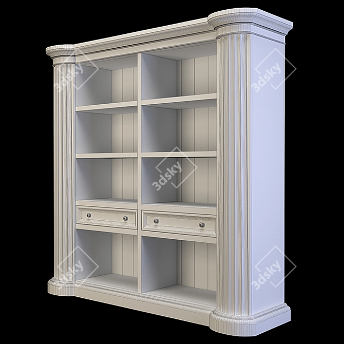 Canova&Rialto Bookcase: Modern and Stylish 3D model image 4