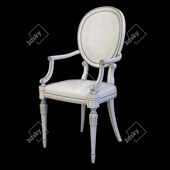 Modern Canova Chair (90.986) 3D model image 4