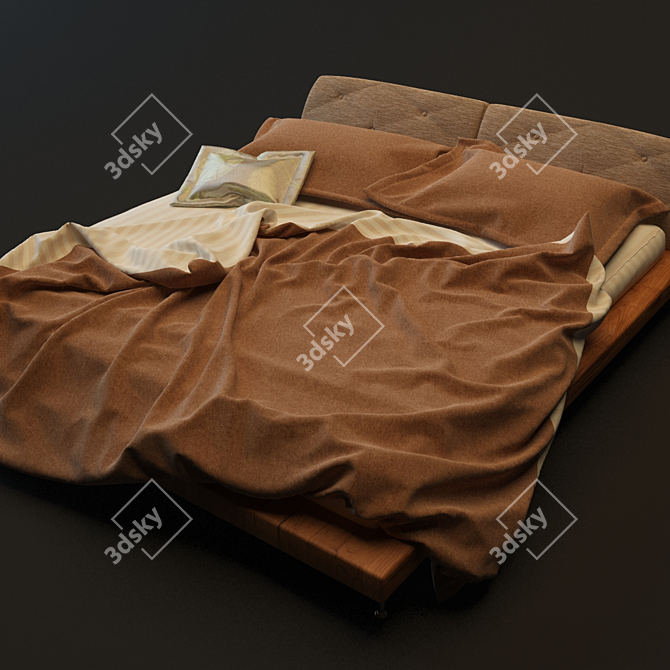 Sergios Comfort Bedding Set 3D model image 1