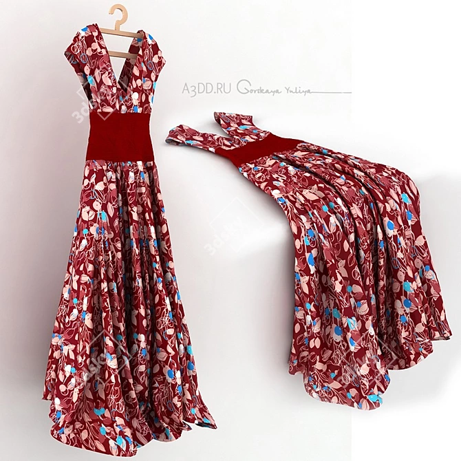 Summer Dress 3D model image 1