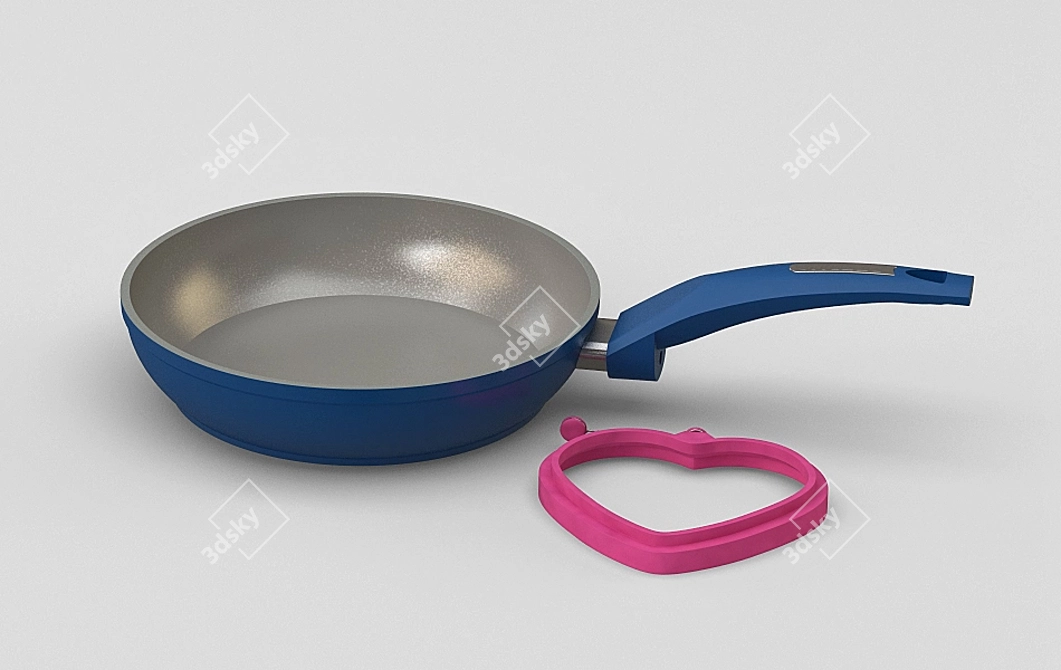 Vitess-2506 Non-Stick Frying Pan 3D model image 1