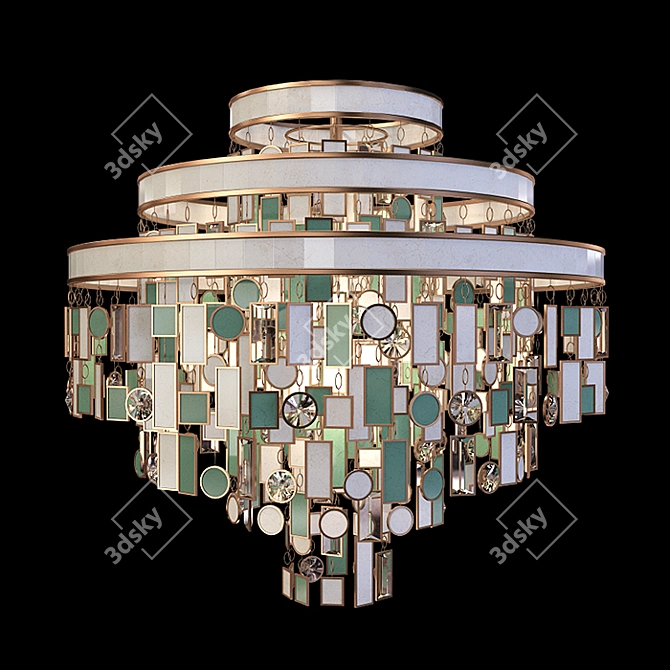 Dolcetti Chandelier & Sconce Set 3D model image 2