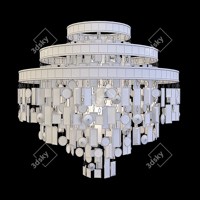 Dolcetti Chandelier & Sconce Set 3D model image 4
