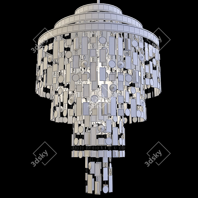 Dolcetti Chandelier: Elegant Lighting Fixture 3D model image 3