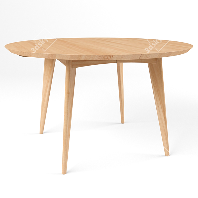 Modern Ventura Extension Table - Sleek Design 3D model image 1