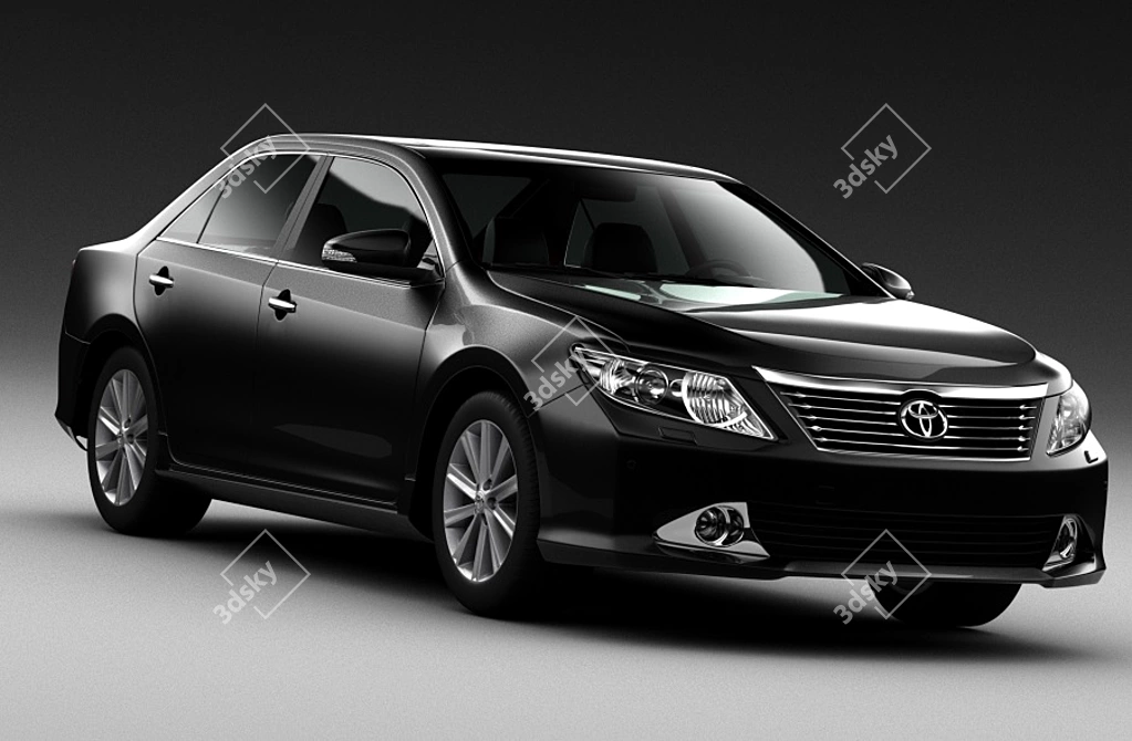 2012 Toyota Camry: Reliable & Stylish 3D model image 1