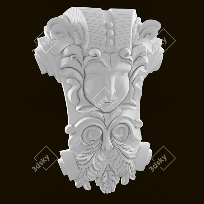 Elegant Gaudi Decor for Your Home 3D model image 1