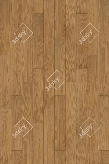 Luxury Walnut Parquet: Enhance Your Space 3D model image 1