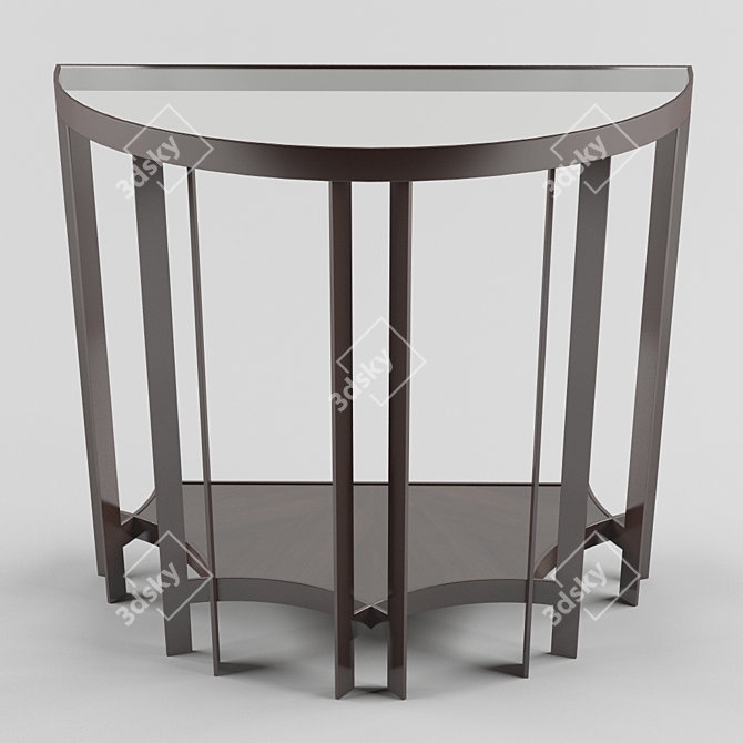Elegant Donghnia Acadia Console 3D model image 1